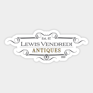 Lewis Vendredi Antiques Sticker